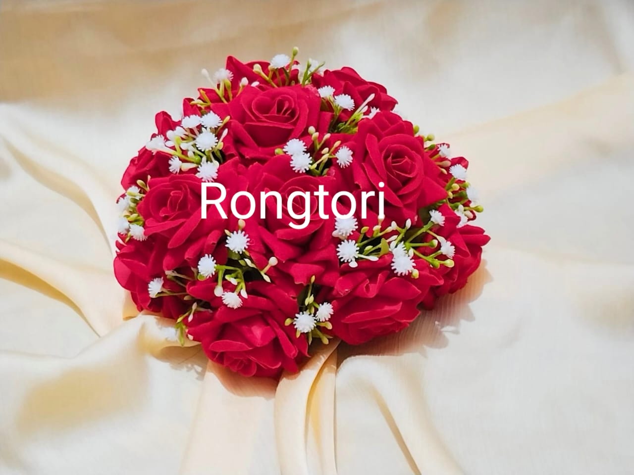 খোপা  I আর্টিফিশিয়াল গোলাপ ফুল