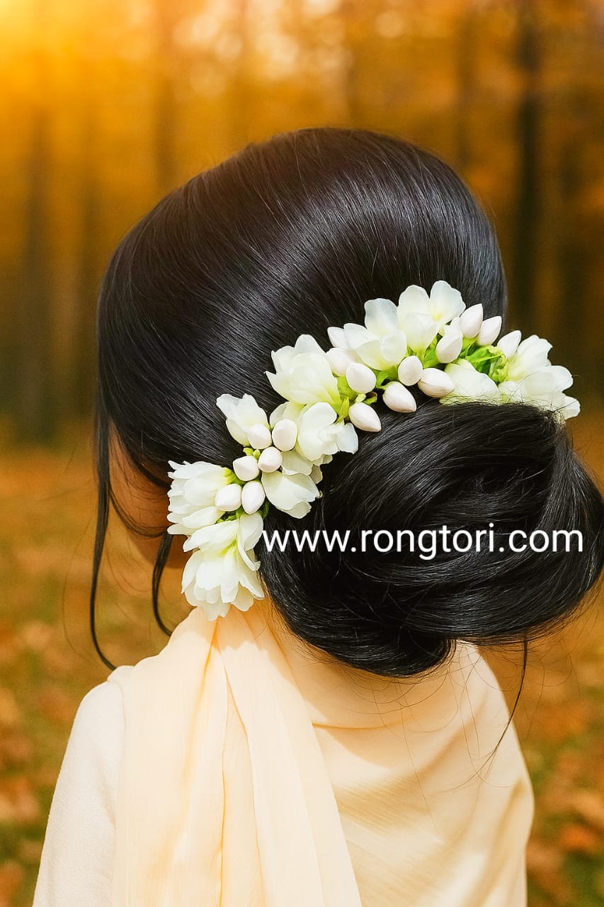 গাজরা  I আর্টিফিশিয়াল বেলী ফুল I গোল